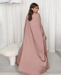 Rose gold abaya